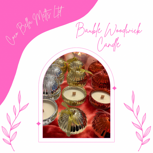 Christmas Bauble Woodwick Candle